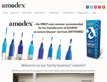 Tablet Screenshot of amodexink.com